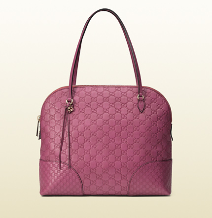 Authentic Gucci Bree Guccissima Shoulder Bag 323673 Dusty Rose